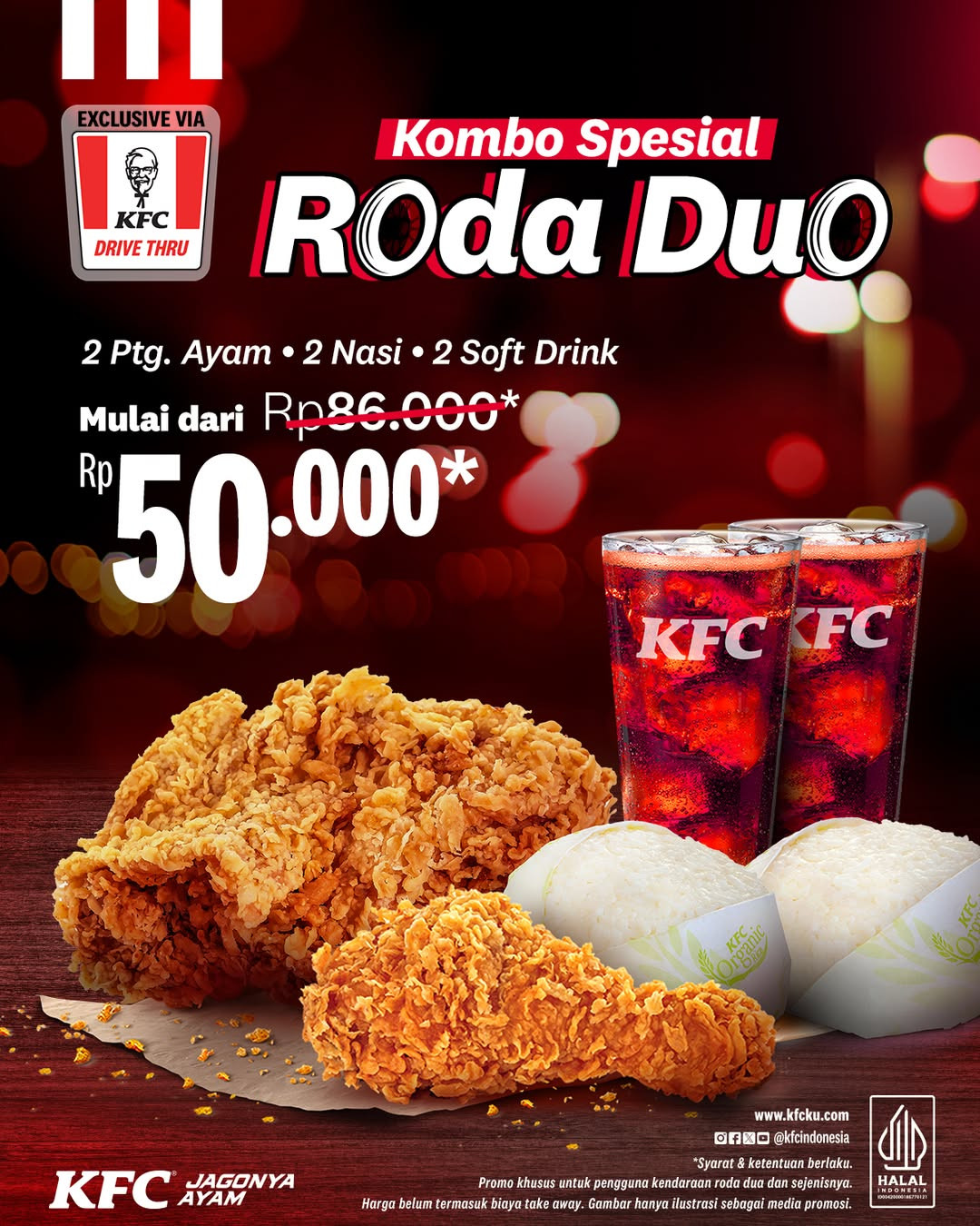 Promo KFC Roda Duo Makan Berdua Mulai Dari Rp 50.000 - Image 2