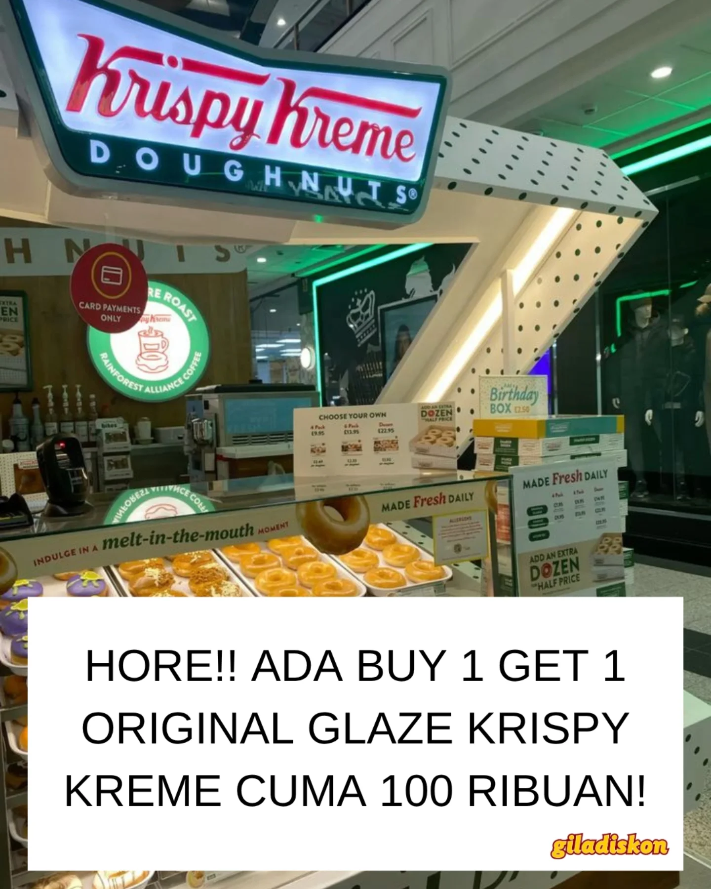Beli 1 Gratis 1 Original Glazed - Krispy Kreme