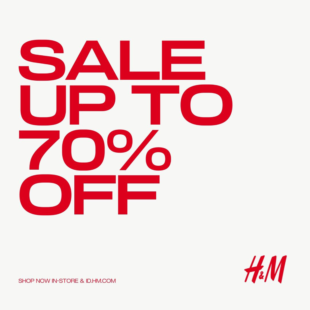 Promo H&M Diskon s/d 70% January 2025 - Image 1