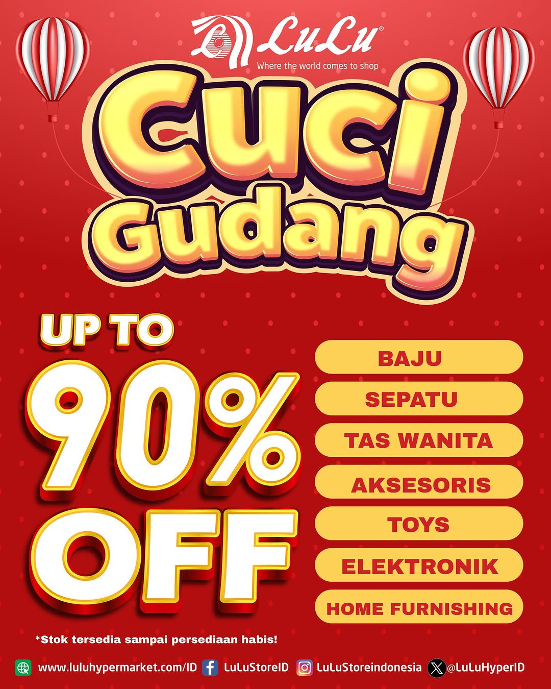 Promo Lulu Hypermarket Cuci Gudang Diskon s/d 90% - Image 2