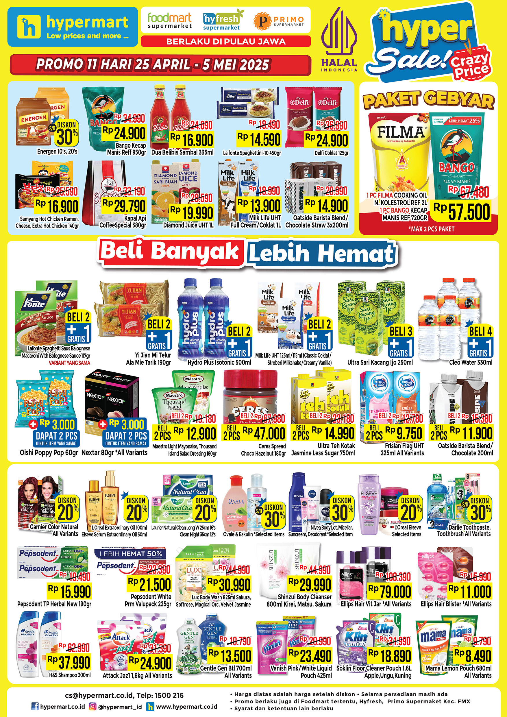 Promo Hypermart Hyper Sale Periode 25 April - 5 Mei 2025