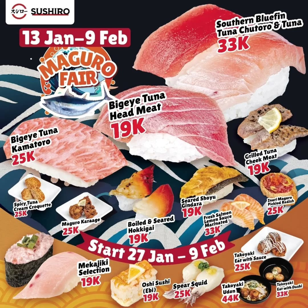 Promo Sushiro Maguro Fair Mulai Dari Rp 19K - Image 1