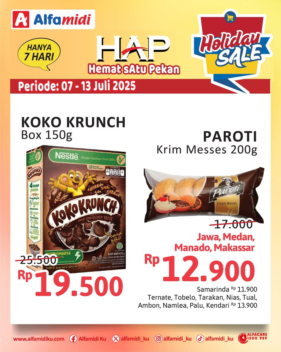 Promo Alfamidi HAP Periode 7 - 13 Juli 2025