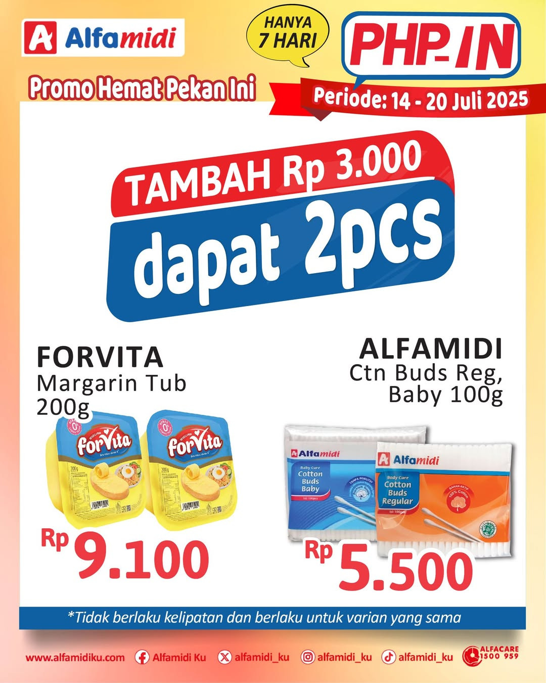 Promo Alfamidi PHPin Periode 14 - 20 Juli 2025