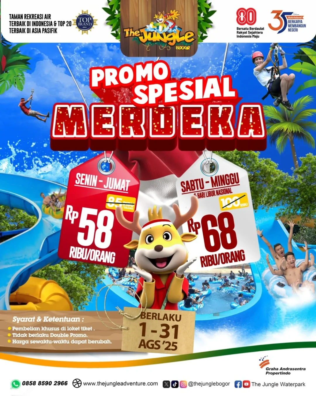 Promo The Jungle Birthday Promo GRATIS Buat Yang Berulang Tahun Agustus 2025 - Image 2