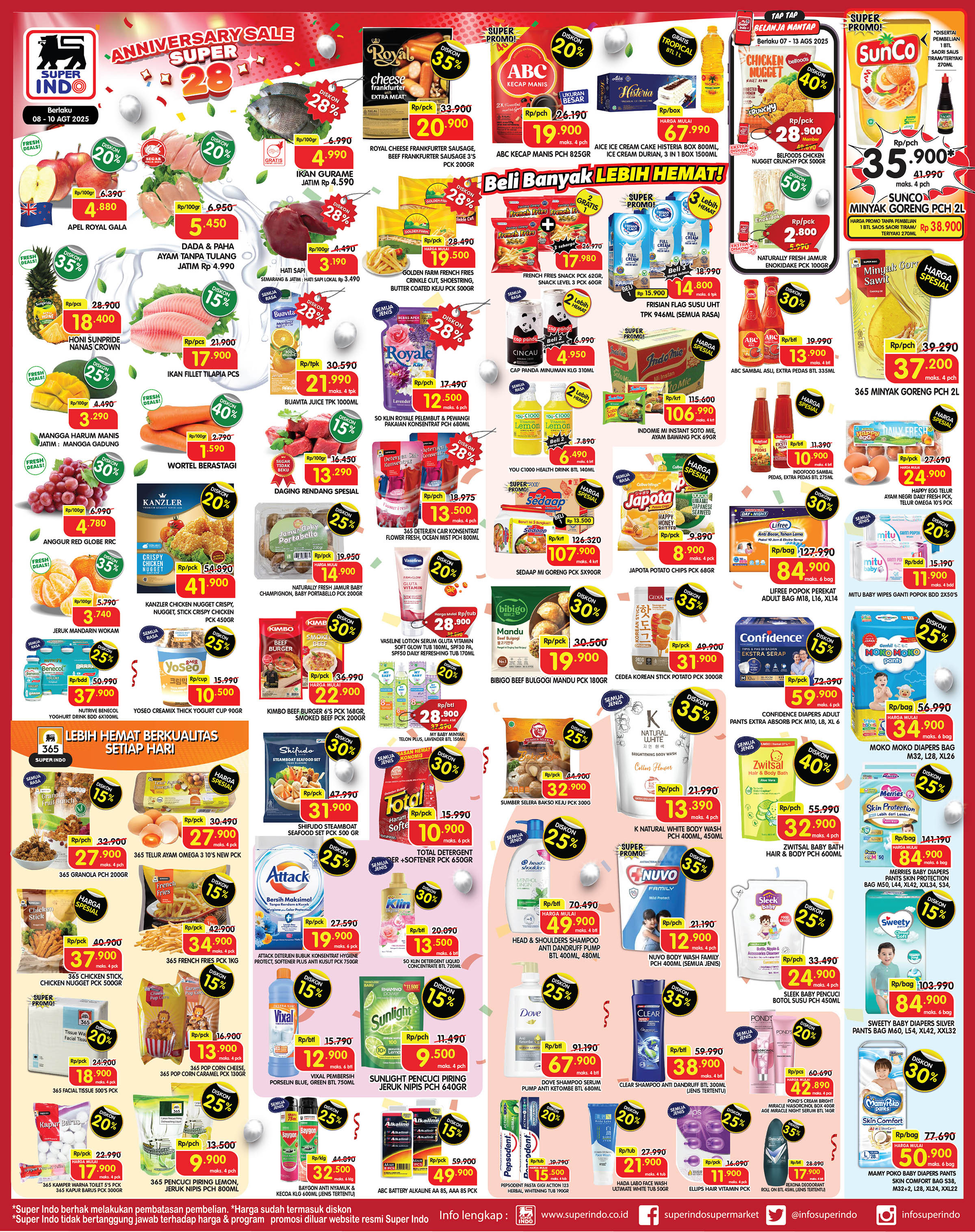 Promo Superindo JSM Periode 8 - 10 Agustus 2025