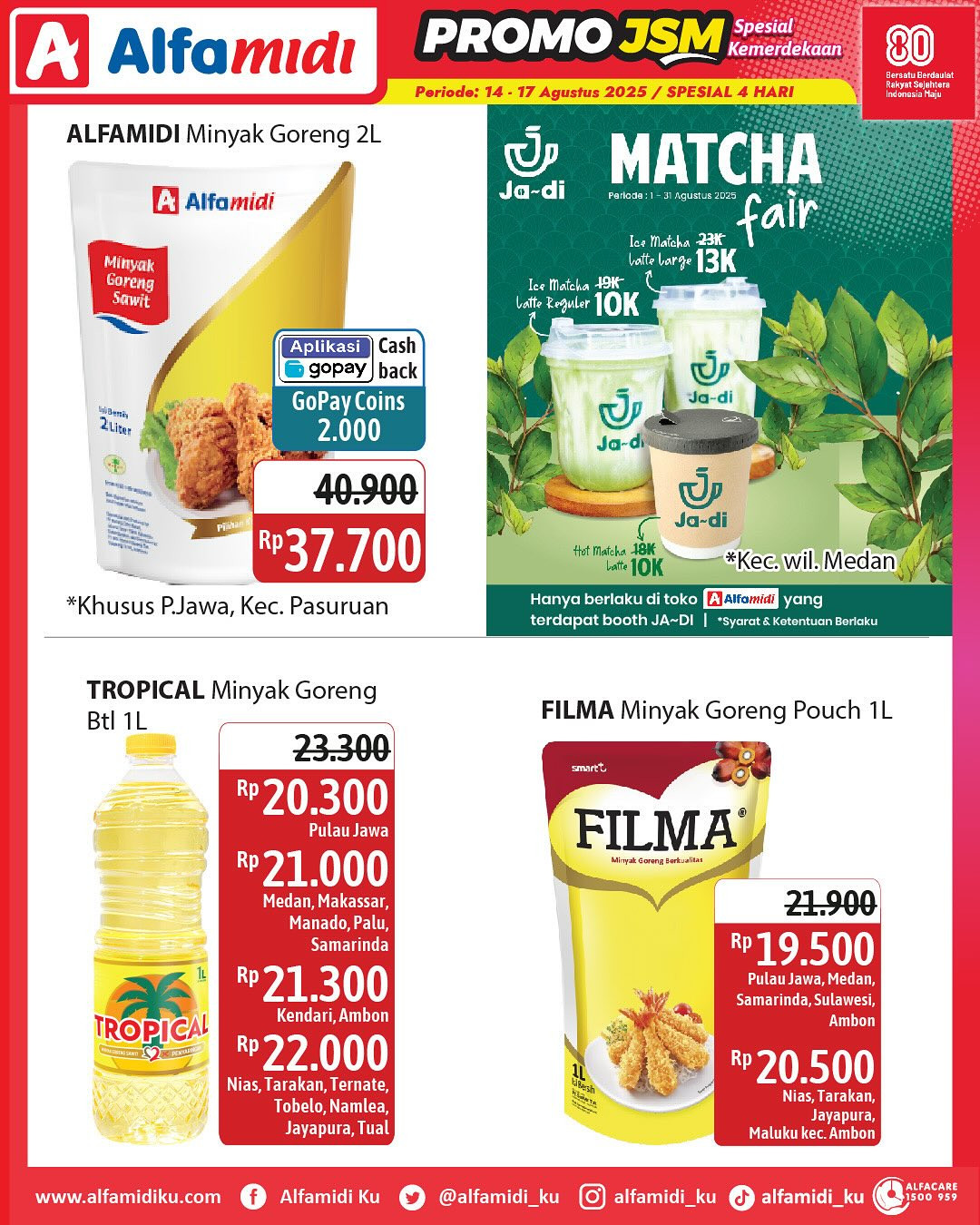 Promo Alfamidi JSM Periode 15 - 18 Agustus 2025