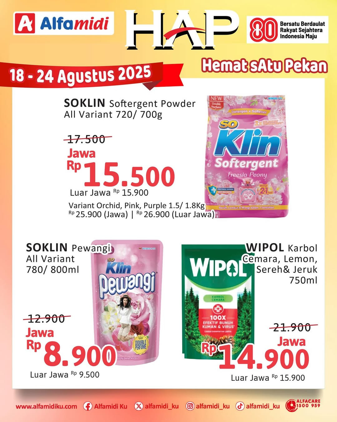 Promo Alfamidi HAP Periode 18 - 24 Agustus 2025