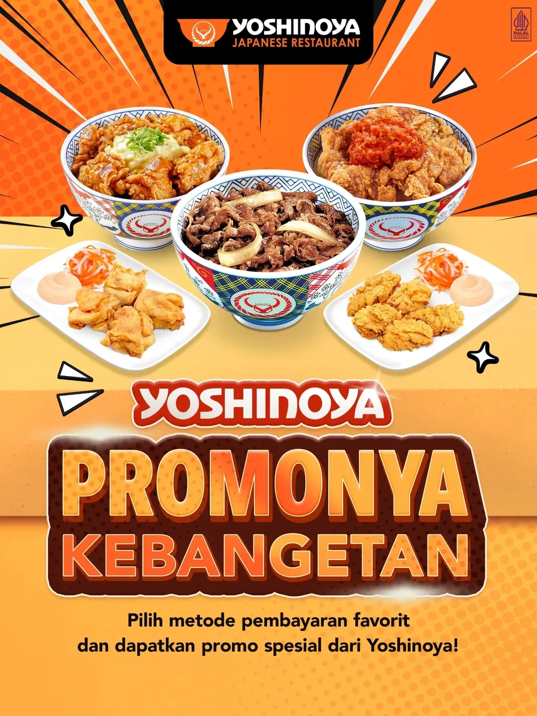 Promo Yoshinoya Spesial Bank dan Paylater 2025